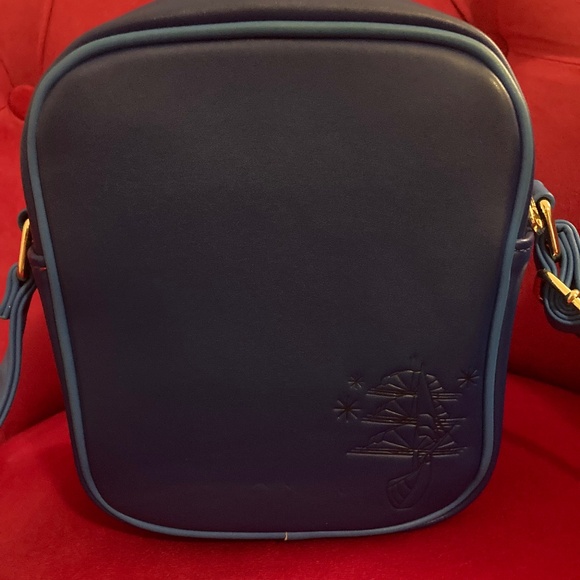 Loungefly  Disney’s Treasure Planet Crossbody Bag Space Sailing Jim Blue Purse! - Picture 2 of 3